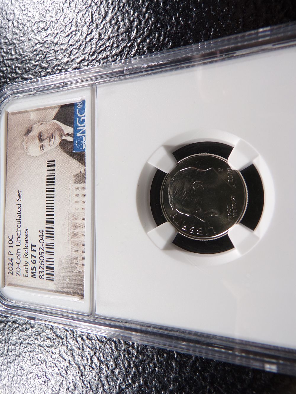 2024-P NGC MS 67 FT ROOSEVELT DIME. CLICK THE LINK FROM YOUR INVOICE TO PAY... INVOICES ARE 