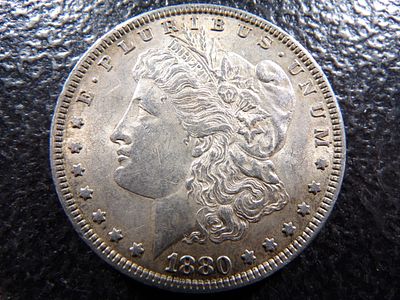 1880 MORGAN SILVER DOLLAR. CLICK THE LINK FROM YOUR INVOICE TO PAY... INVOICES ARE EMAILED