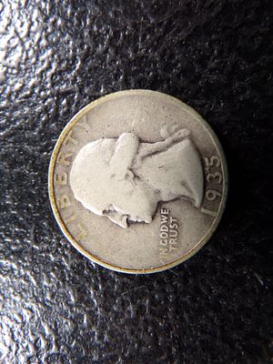 1935 WASHINGTON SILVER QUARTER. CLICK THE LINK FROM YOUR INVOICE TO PAY... INVOICES ARE EMAILED