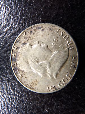 1951 FRANKLIN SILVER HALF DOLLAR. CLICK THE LINK FROM YOUR INVOICE TO PAY... INVOICES ARE