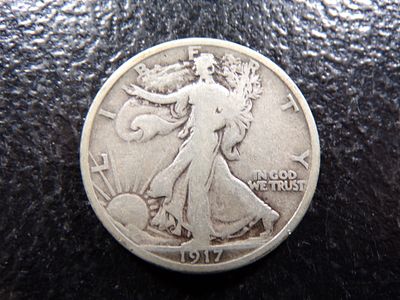 1917-D REV. WALKING LIBERTY SILVER HALF DOLLAR. CLICK THE LINK FROM YOUR INVOICE TO PAY...