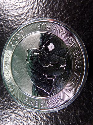 2020 $8 CANADA 1.5 OUNCE 9999 PURE SILVER *****1.5 OZ. SILVER. CLICK THE LINK FROM YOUR INVOICE
