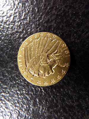 1915 GOLD $5 INDIAN HEAD HALF EAGLE *****GOLD $5. CLICK THE LINK FROM YOUR INVOICE TO PAY...