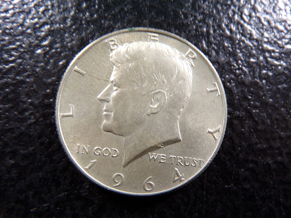 1964 KENNEDY SILVER HALF DOLLAR. CLICK THE LINK FROM YOUR INVOICE TO PAY... INVOICES ARE EMAILED 