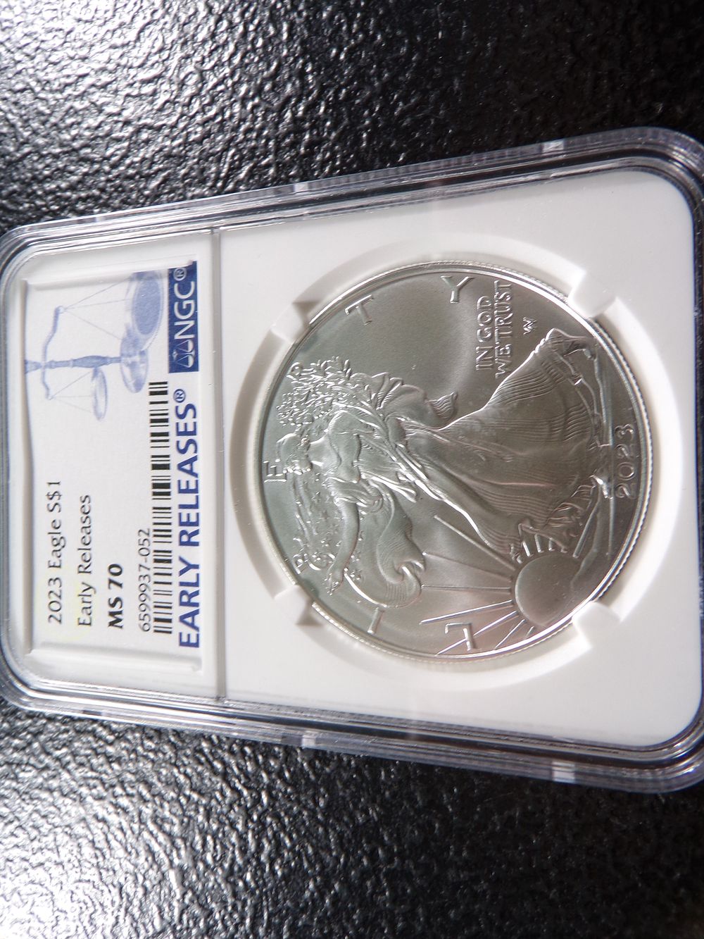 2023 NGC MS70 EARLY RELEASES AMERICAN SILVER EAGLE DOLLAR. CLICK THE LINK FROM YOUR INVOICE TO 