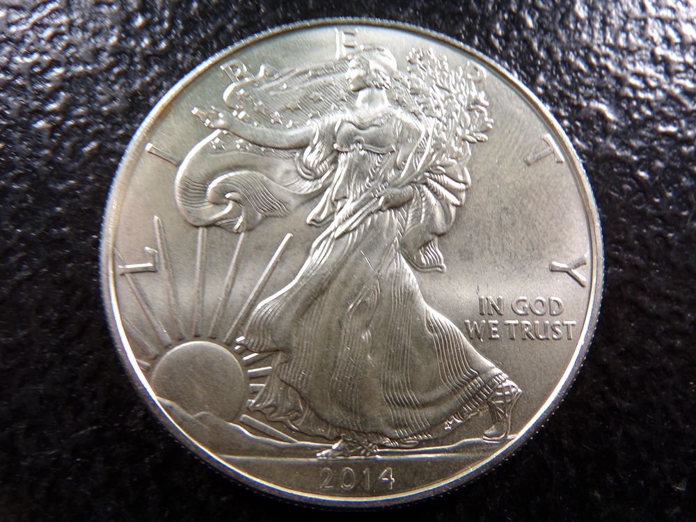 2014 AMERICAN SILVER EAGLE DOLLAR *****1 OZ. SILVER*****. CLICK THE LINK FROM YOUR INVOICE TO 