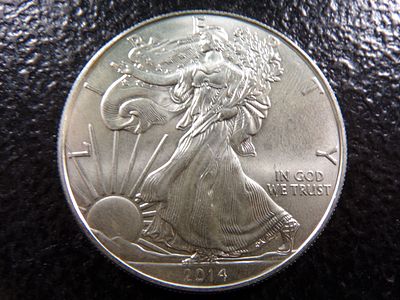 2014 AMERICAN SILVER EAGLE DOLLAR *****1 OZ. SILVER*****. CLICK THE LINK FROM YOUR INVOICE TO 