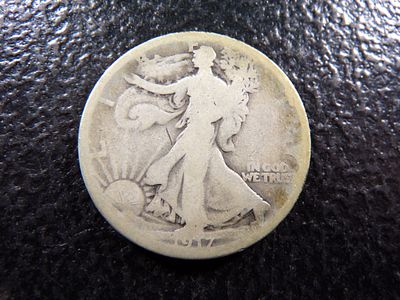 1917-S REV. WALKING LIBERTY SILVER HALF DOLLAR. CLICK THE LINK FROM YOUR INVOICE TO PAY... 