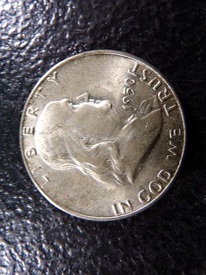 1950 HIGH GRADE FRANKLIN SILVER HALF DOLLAR. CLICK THE LINK FROM YOUR INVOICE TO PAY... INVOICES 