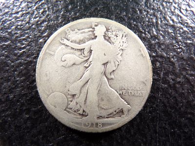 1918-D WALKING LIBERTY SILVER HALF DOLLAR. CLICK THE LINK FROM YOUR INVOICE TO PAY... INVOICES 