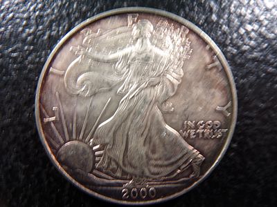 2000 AMERICAN SILVER EAGLE DOLLAR *****1 OZ. SILVER*****. CLICK THE LINK FROM YOUR INVOICE TO 