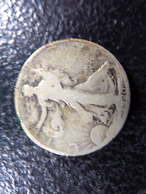 1920 WALKING LIBERTY SILVER HALF DOLLAR. CLICK THE LINK FROM YOUR INVOICE TO PAY... INVOICES ARE 
