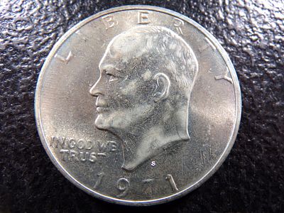 1971-S EISENHOWER SILVER DOLLAR. CLICK THE LINK FROM YOUR INVOICE TO PAY... INVOICES ARE EMAILED 