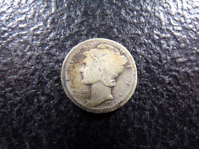 1917-S MERCURY SILVER DIME. CLICK THE LINK FROM YOUR INVOICE TO PAY... INVOICES ARE EMAILED 