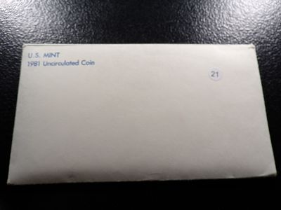1981 UNITED STATES UNC. COIN SET P&D. CLICK THE LINK FROM YOUR INVOICE TO PAY... INVOICES ARE 