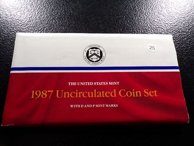 1987 UNITED STATES UNC. COIN SET P&D. CLICK THE LINK FROM YOUR INVOICE TO PAY... INVOICES ARE 