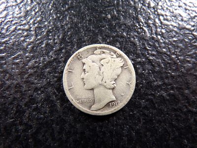 1918-D MERCURY SILVER DIME. CLICK THE LINK FROM YOUR INVOICE TO PAY... INVOICES ARE EMAILED 