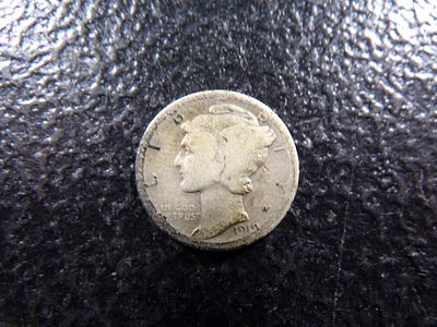 1919-D MERCURY SILVER DIME. CLICK THE LINK FROM YOUR INVOICE TO PAY... INVOICES ARE EMAILED 