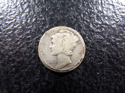1919-S MERCURY SILVER DIME. CLICK THE LINK FROM YOUR INVOICE TO PAY... INVOICES ARE EMAILED 