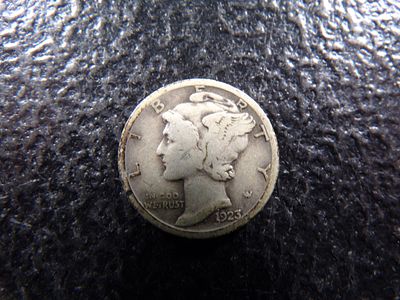 1923 MERCURY SILVER DIME. CLICK THE LINK FROM YOUR INVOICE TO PAY... INVOICES ARE EMAILED 