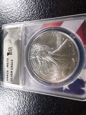 2022 ANACS MS70 KEY DATE SILVER EAGLE DOLLAR. CLICK THE LINK FROM YOUR INVOICE TO PAY... 