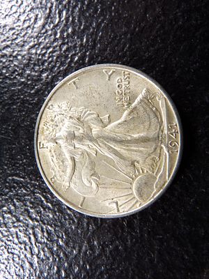 1941-D HIGH GRADE WALKING LIBERTY SILVER HALF DOLLAR. CLICK THE LINK FROM YOUR INVOICE TO PAY... 