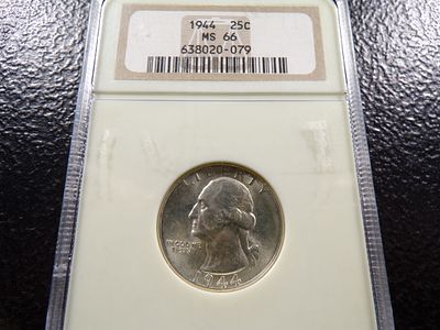 1944 NGC MS66 WASHIGNTON SILVER QUARTER. CLICK THE LINK FROM YOUR INVOICE TO PAY... INVOICES ARE 