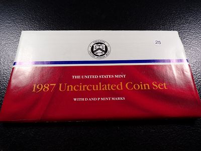 1987 UNITED STATES UNC. COIN SET P&D. CLICK THE LINK FROM YOUR INVOICE TO PAY... INVOICES ARE 