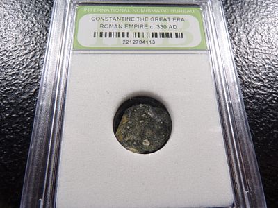 CONSTANTINE THE GREAT ERA ROMAN EMPIRE C. 330 AD. CLICK THE LINK FROM YOUR INVOICE TO PAY... 