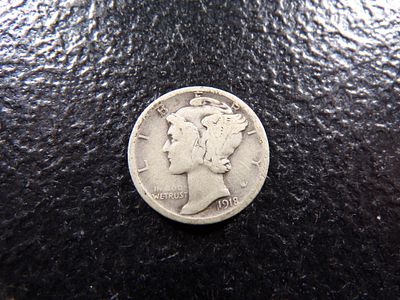 1918-D MERCURY SILVER DIME. CLICK THE LINK FROM YOUR INVOICE TO PAY... INVOICES ARE EMAILED 