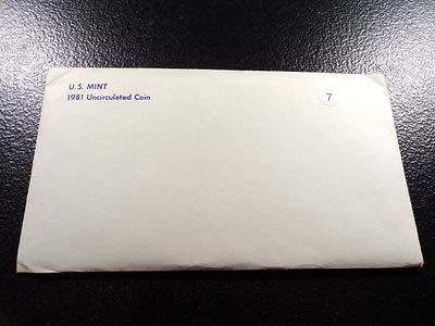 1981 UNITED STATES MINT P&D UNCIRCULATED COIN SET. CLICK THE LINK FROM YOUR INVOICE TO PAY... 