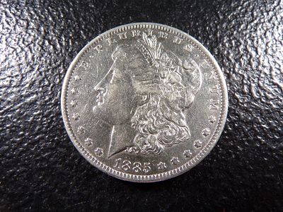1885-O MORGAN SILVER DOLLAR. CLICK THE LINK FROM YOUR INVOICE TO PAY... INVOICES ARE EMAILED 