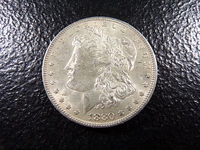 1880 MORGAN SILVER DOLLAR. CLICK THE LINK FROM YOUR INVOICE TO PAY... INVOICES ARE EMAILED 