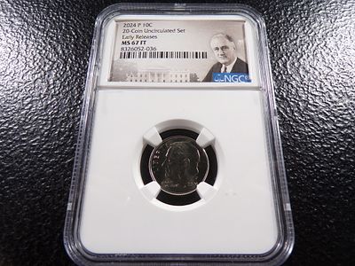 2024-P NGC MS67FT ROOSEVELT DIME. CLICK THE LINK FROM YOUR INVOICE TO PAY... INVOICES ARE 