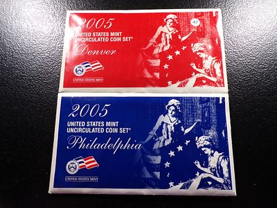 2005 UNITED STATES MINT P&D UNCIRCULATED COIN SET. CLICK THE LINK FROM YOUR INVOICE TO PAY... 