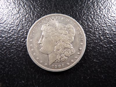 1904 MORGAN SILVER DOLLAR. CLICK THE LINK FROM YOUR INVOICE TO PAY... INVOICES ARE EMAILED 
