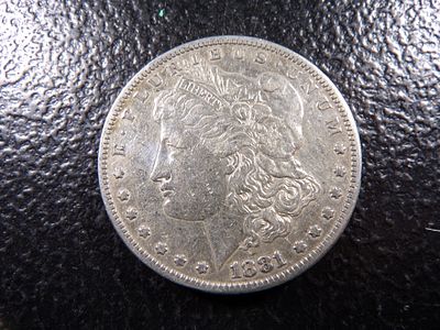 1881-S MORGAN SILVER DOLLAR. CLICK THE LINK FROM YOUR INVOICE TO PAY... INVOICES ARE EMAILED 