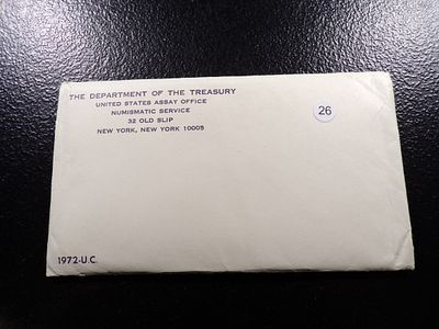 1972 P&D UNITED STATES MINT UNCIRCULATED COIN SET. CLICK THE LINK FROM YOUR INVOICE TO PAY... 