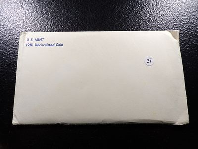 1981 P&D UNITED STATES MINT UNCIRCULATED COIN SET. CLICK THE LINK FROM YOUR INVOICE TO PAY... 