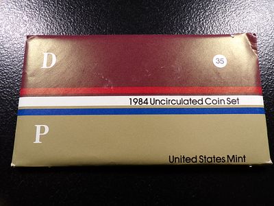 1984 P&D UNITED STATES MINT UNCIRCULATED COIN SET. CLICK THE LINK FROM YOUR INVOICE TO PAY... 