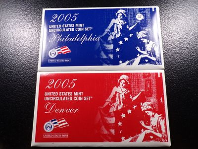 2005 P&D UNITED STATES MINT UNCIRCULATED COIN SET. CLICK THE LINK FROM YOUR INVOICE TO PAY... 