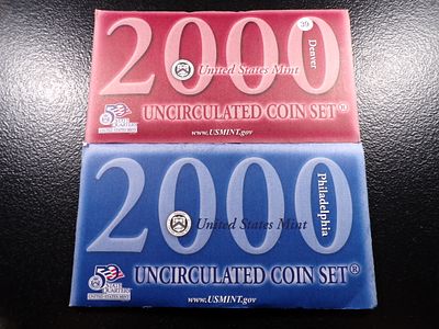 2000 P&D UNITED STATES MINT UNCIRCULATED COIN SET. CLICK THE LINK FROM YOUR INVOICE TO PAY... 