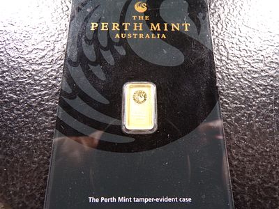 PERTH MINT 1 GRAM 99.99 PURE GOLD BAR *****1 GRAM GOLD*****. CLICK THE LINK FROM YOUR INVOICE TO 
