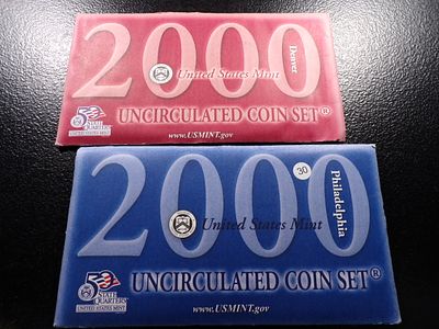 2000 UNITED STATES MINT P&D UNCIRCULATED COIN SET. CLICK THE LINK FROM YOUR INVOICE TO PAY... 