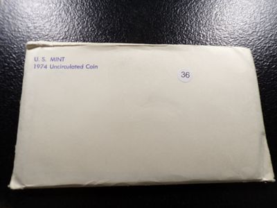 1974 UNITED STATES MINT P&D UNCIRCULATED COIN SET. CLICK THE LINK FROM YOUR INVOICE TO PAY... 