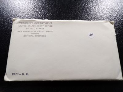 1971 UNITED STATES MINT P&D UNCIRCULATED COIN SET. CLICK THE LINK FROM YOUR INVOICE TO PAY... 