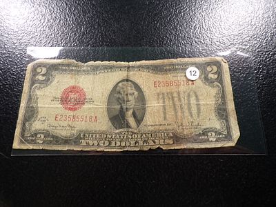 1928-G RED SEAL $2 UNITED STATES NOTE. CLICK THE LINK FROM YOUR INVOICE TO PAY... INVOICES ARE 