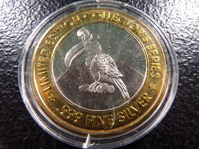 STAR LIMITED EDITION .999 FINE SILVER $10 CASINO GAMING TOKEN. CLICK THE LINK FROM YOUR INVOICE 