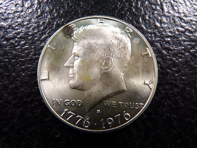 1976-S UNC. KENNEDY SILVER HALF DOLLAR. CLICK THE LINK FROM YOUR INVOICE TO PAY... INVOICES ARE 