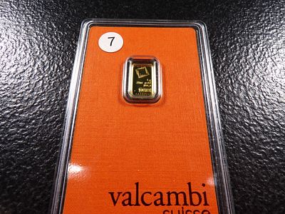VALCAMBI 1 GRAM 999,9 GOLD BAR. CLICK THE LINK FROM YOUR INVOICE TO PAY... INVOICES ARE EMAILED 